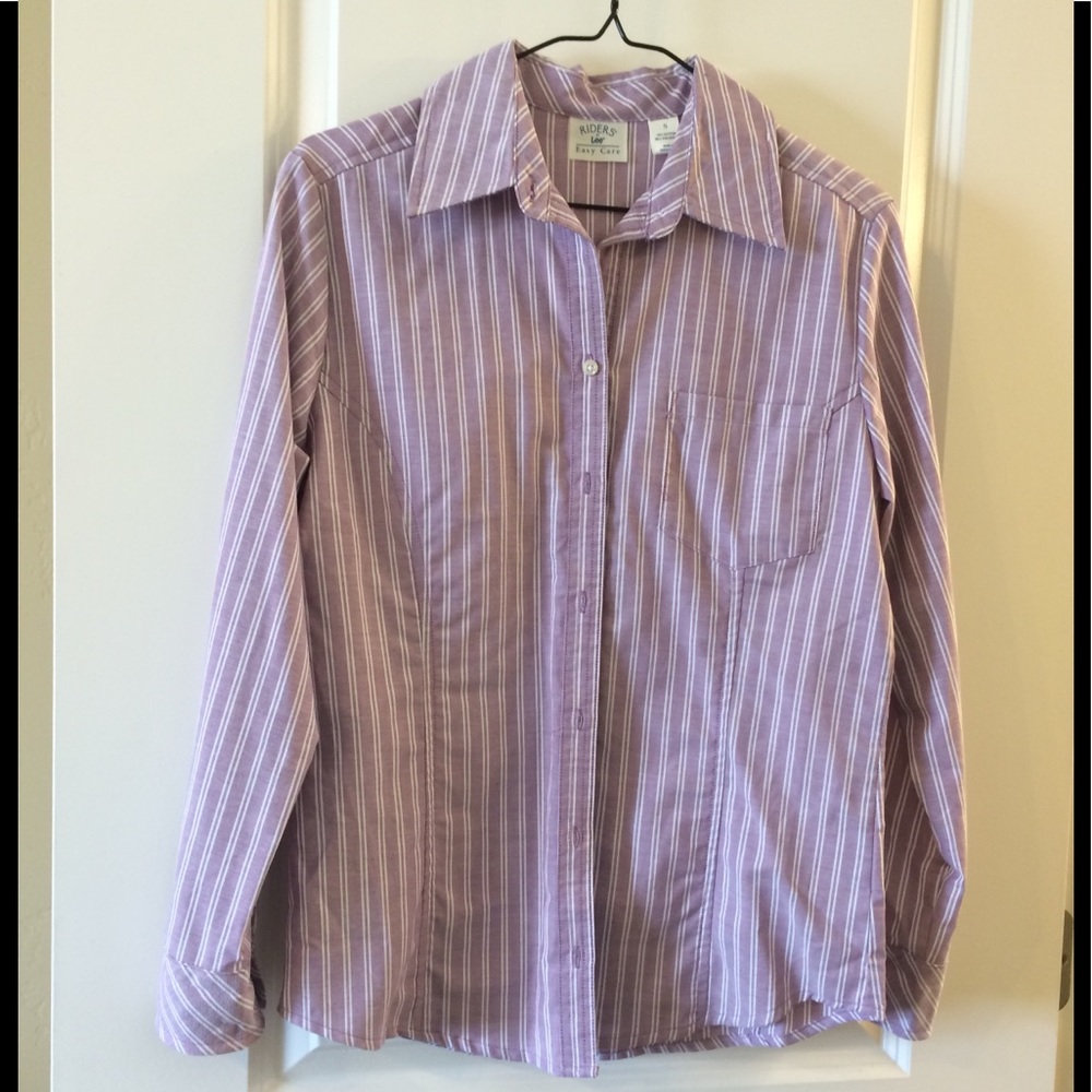 Riders fitted bottom down shirt